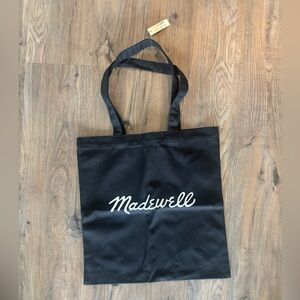 NWT Madewell Canvas Tote – “Bien Fait” / Logo